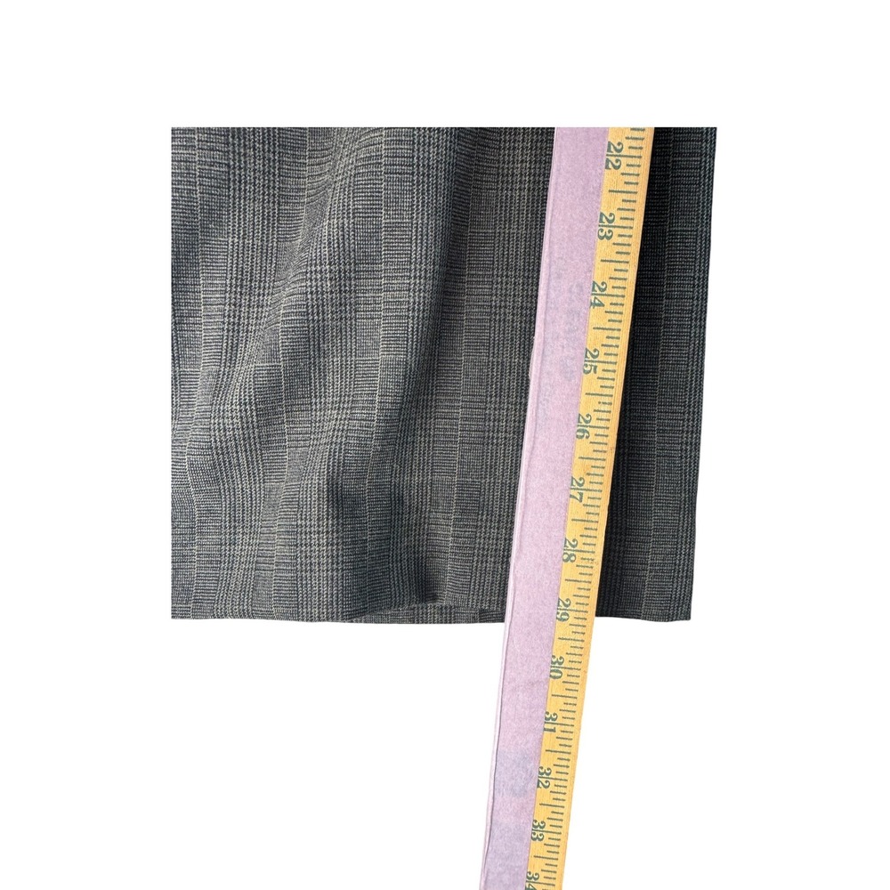 Rafaella Grey Glen Plaid Pant Suit Set Blazer 14 Pants 16 Professional Office - Picture 10 of 11